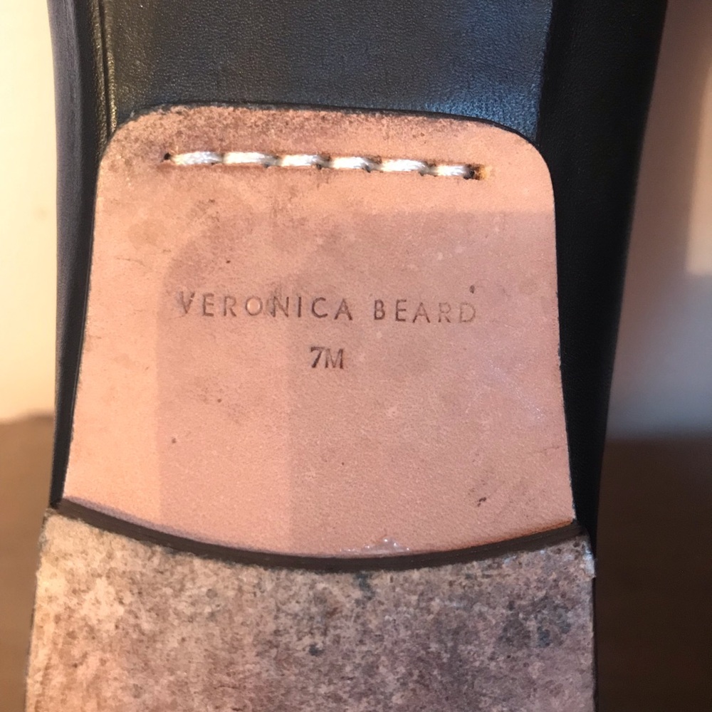 Veronica Beard Champlain Chain Black Leather Loaf… - image 3